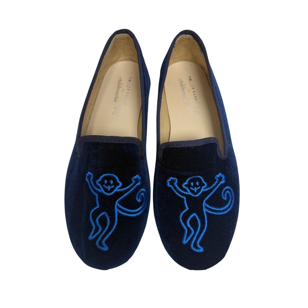 NWOT Roller Rabbit X Childrenchic Verona Navy Kids 37/‎ 7 Velvet Monkey Luxury